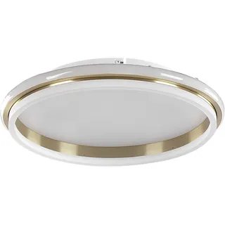 Beliani Taping 1 LED gold/weiß ringförmig