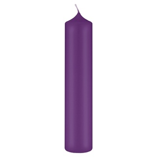 Kopschitz Kerzen Altarkerzen, Kaminkerzen Violett 300 x Ø 60 mm, 4 Stück, Kerzen mit Dornbohrung in RAL Kerzengüte Qualität