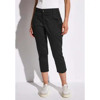 STREET ONE Satin 3/4-Hose Schwarz 32
