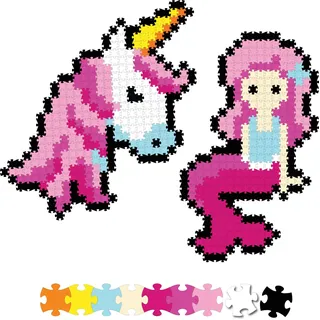 Fat Brain Toys Jixelz Set Fantasy Friends - Pixel Puzzle 700 Teile