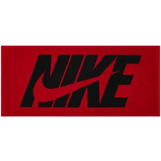 Nike Jacquard Handtuch 068 50 x 100 cm black/university red