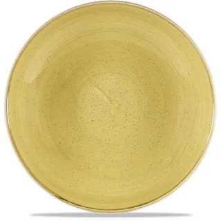 Churchill Stonecast Mustard Teller Tief Coup 31cm