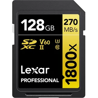 Lexar Professional Gold 128GB 1800x UHS-II V60