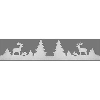 Weihnachtliche Fensterdeko "Winterwald", 7,5&ndash;20 cm hoch, 1,8 m lang