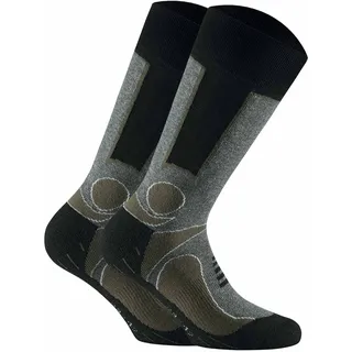 Rohner Socken trekking 2er Pack Khaki 43-46