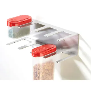 Gewürzregal Gewürzboard für Gewürzriesen u. Gewürzzwerge T08 aus Edelstahl