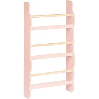 Beliani Wandregal 80 x 0 x 0 cm Pastellrosa
