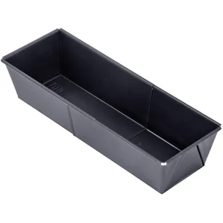 Zenker Königskuchenform ausziehbar Perfect Black – Verstellbare Kastenform aus Stahlblech, 20-35 cm, Antihaftbeschichtung, Made in Germany