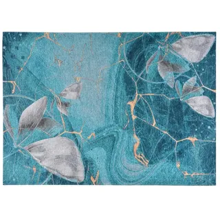 Gino Falcone Cosima-110 Webteppich 130 x 190 cm Blau/Türkis/Mehrfarbig