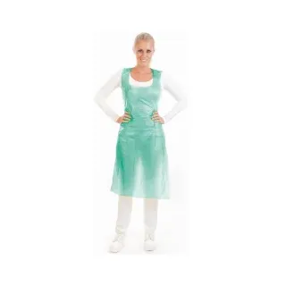 Hygonorm® Einwegschürze PE, auf Rolle - 16 my 23157 , 1 Karton = 5 Rollen = 1000 Stück, Farbe: grün