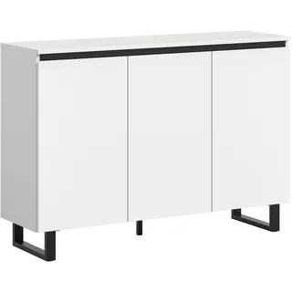 VCM Sideboard 120 x 84 cm Weiß
