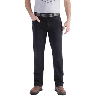 Carhartt Rugged Flex Relaxed Straight Jeans, schwarz, Größe 33
