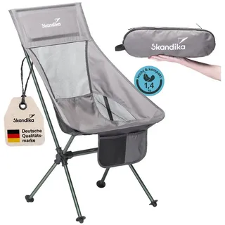 Skandika Campingstuhl Compact Grau/Grün