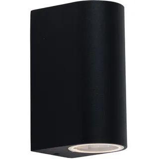 V-Tac Außenleuchte Aluminium 6,5x14,5 cm 2x RGB LED 3,5W schwarz