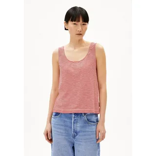 ARMEDANGELS Damen Top aus Bio-Baumwolle MINAAMI LITA Regular Fit Black-oatmilk L - L