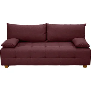 Collection AB Schlafsofa Polyester 2-Sitzer Lila