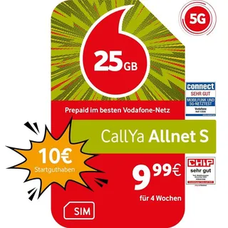Vodafone CallNow 25 EUR Handy-Aufladekarte