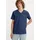 T Shirt Tee mit V Neck in Dunkelblau XL