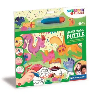 Puzzle 15 elementów. Water Magic. Baby Dragons