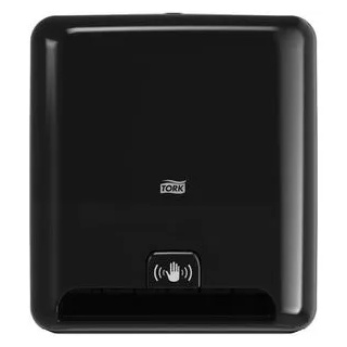 Tork Handtuchspender Matic Elevation 551108, H1, Sensorspender für Rollenhandtücher, schwarz