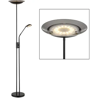 GLOBO LED Deckenfluter dimmbar Lesearm schwenkbar H 178,5cm