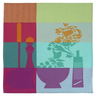 sander table + home Geschirrtuch Diner Türkis 50 x 70 cm bunt
