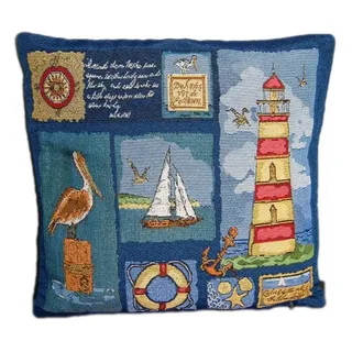 Raebel Kissenhülle - Gobelin maritim ''Leuchtturm'' (40/40)
