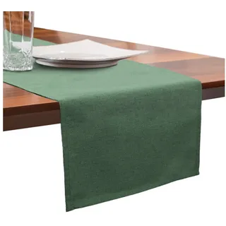 OTTO home Tischläufer Meellon (Packung 1-tlg), unifarben, modern, strukturiert, Esszimmer, Esstisch, Deko grün 180 cm x 40 cm