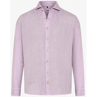 Brax Leinenhemd Style HAROLD Rot / Violett XL
