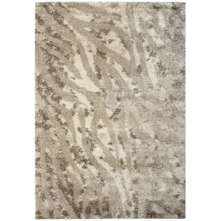 Objektteppich DOVEL Leoparden-Muster Modern Polyester Läufer 80x150 cm Natur gewebt 2400 g/m2 40 mm Flor Objektbereich Büro | Kadima Design