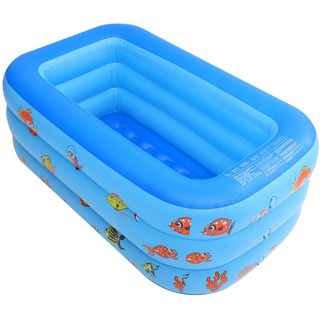 NAMOARLY 1Stk kinderplanschbecken plantschbecken Kind Pool Schwimmbäder für Kinder Kinderbecken Schwimmbad Kinder aufblasbare badewanne Schwimmbad Spielzeug Quadrat Wassermatratze Baby