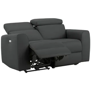 Home Affaire "Sentrano", grau, B:152cm H:82cm T:98cm, NaturLEDER/Kunstleder (Das Leder hat eine Dicke von 0, 9-1, 0 mm);Kunstleder;Webstoff (95% Polyester, 5% Nylon);Struktur fein (95% Polyester, 5% Nylon), Sofas, 152 cm, man. o. elektr.