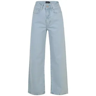 Pieces (Petite) Weite Jeans Flikka (1-tlg) Plain/ohne Details blau 32