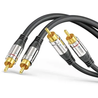Sonero Cinch Kabel 2x Cinch-Stecker 12,5m (AC700-125)