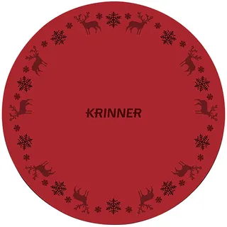 Krinner Weihnachtsbaumunterlage Ø 60 cm rot