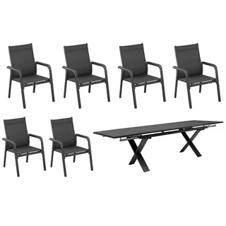 KETTLER Garten-Essgruppe BasicPlus grau