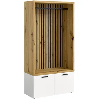 XORA Kompaktgarderobe HAMBURG - B/H/T ca. 106.00x200.00x45.00