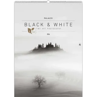 Palazzi - Black & White | Fine ART PHOTOGRAPHY – Wandkalender 50×70 cm mit 12 Schwarz-Weiß-Fotografien, Kunst-Poster-Kalender im Hochformat: Fine Art Photography