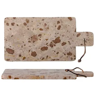 - Nukaka Cutting Board - Brown - Marble H 1.5cm B 20 cm