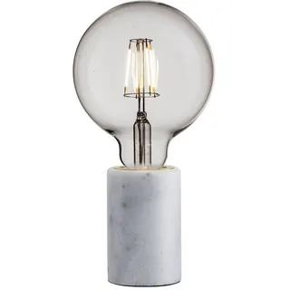 Designer Nordlux Tischlampe SIV Tisch Marmor E27 Tischleuchte weiß 45875001