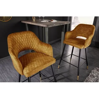 Riess-Ambiente Barhocker Paris 1 St  senfgelb/gold