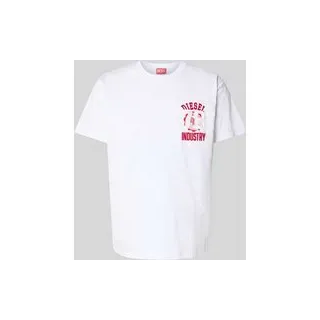 Regular Fit T-Shirt aus reiner Baumwolle, Weiss, $listsize[$i].replace('"','"')