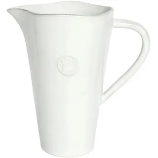 Costa Nova Krug Nova, Weiß Hochglanz, Keramik, 1.93 L, 23x24.3x13.8 cm, Handmade in Europe, Kaffee & Tee, Kannen, Karaffen