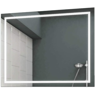 Concept2u LED Badspiegel Badezimmerspiegel Wandspiegel Bad Spiegel - 3000K Warmweiß 120 cm Breit x 80 cm Hoch Allegro Licht umlaufend
