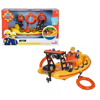 Simba Feuerwehrmann Sam Neptune Boot mit Figur
