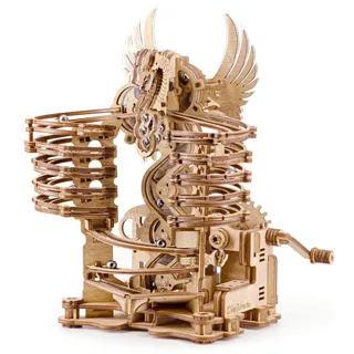 iDventure Dragon Murmelbahn, 3D Holzpuzzle Bausatz für Erwachsene