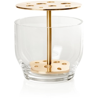 Fritz Hansen - Ikebana Vase Small, Messing / Glas