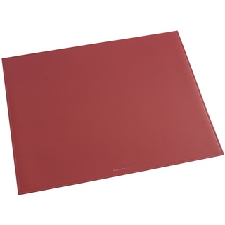 Läufer 40654 Durella Schreibtischunterlage, 52x65 cm, rot, rutschfeste Schreibunterlage für hohen Schreibkomfort, abwischbar