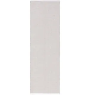 benuta basic Ron Handwebteppich 70 x 200 cm Weiß