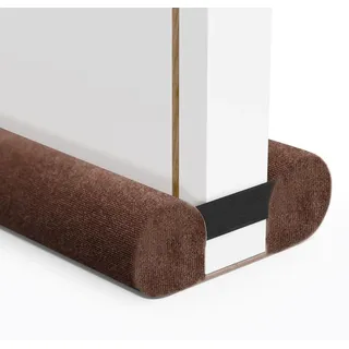 Zugluftstopper Türdichtung Türstopper - 60 bis 110 cm - Zweilagig - Ohne Bohren - Für Innen- und Außentüren